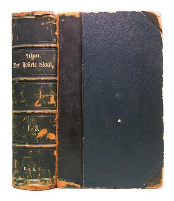 ECONOMICS  THÜNEN, JOHANN HEINRICH VON. Der isolirte Staat . . . Dritte Auflage.  1875